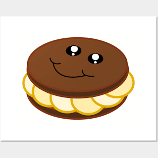 Smiling Macaroon Posters and Art